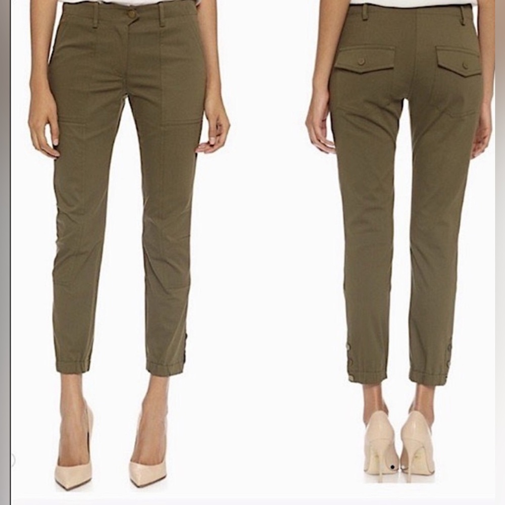 NEW VERONICA BEARD Field Cargo Pant in army green- Women’s Size 2/26